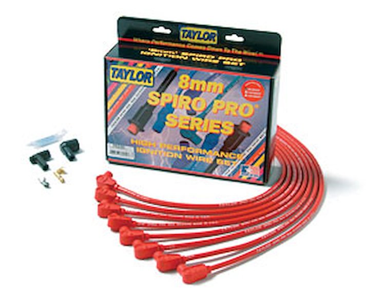 Spiro-Pro 8mm Spark Plug Wires Chevy Small Block (Under Headers)