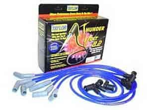 ThunderVolt 8.2mm 40 ohm Ferrite Core Performance Ignition Wire Set Custom Fit 6 cyl. Blue
