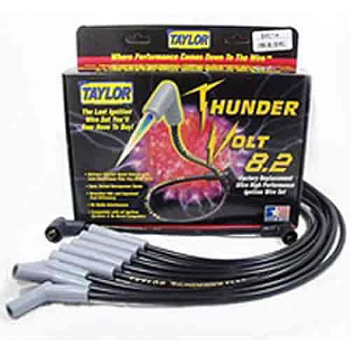 ThunderVolt 8.2mm Custom Spark Plug Wires 1968-1974 Buick, Cadillac, Jeep 8-Cylinder