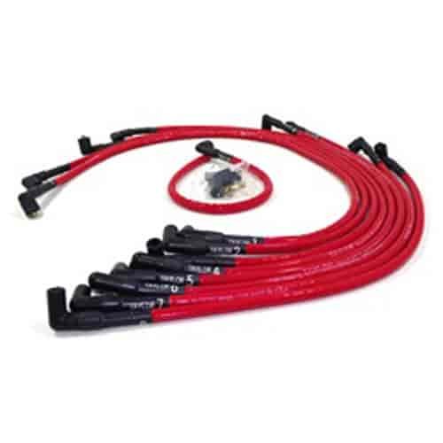 ThunderVolt 8.2mm Sleeved Race-Fit Wire Set Small Block Chevy (Under Headers)
