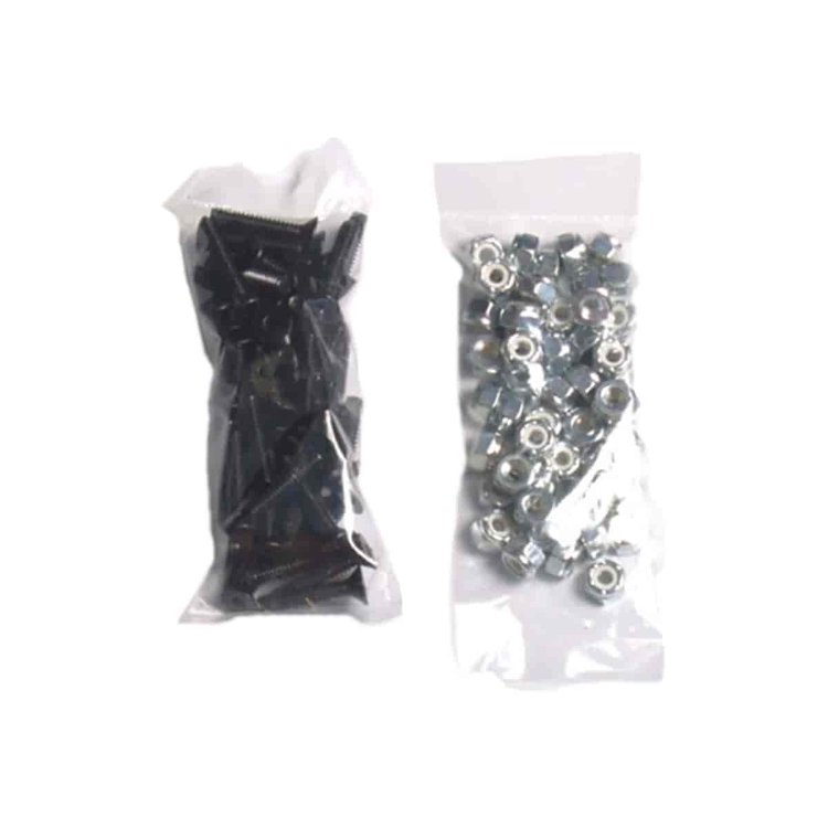 Countersunk Allen Screws with Nuts 50/pkg