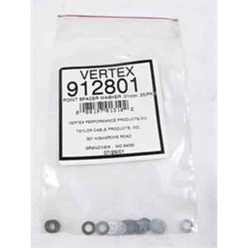 Point Spacer Washer 0.1mm 25 Per Package