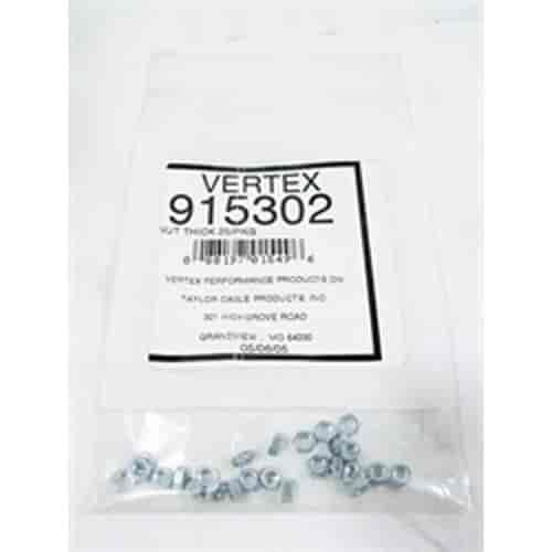 Thick Nut Hex Fixed Point Ground Nut 25 pc.