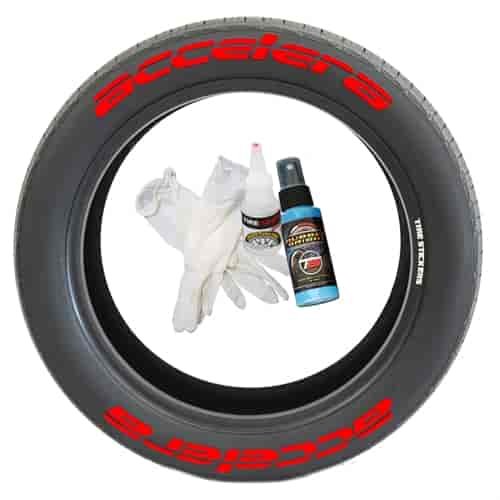 Accelera Tire Lettering Kit