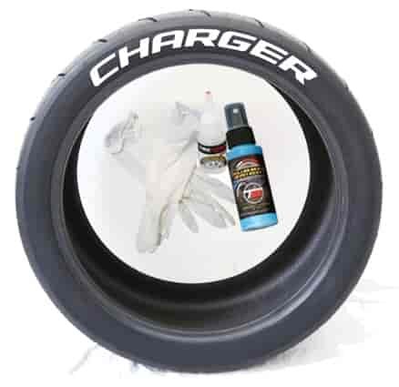 Charger Tire Lettering Kit