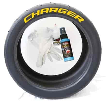 Charger Tire Lettering Kit
