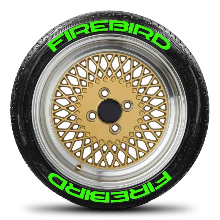 Firebird Tire Lettering Kit