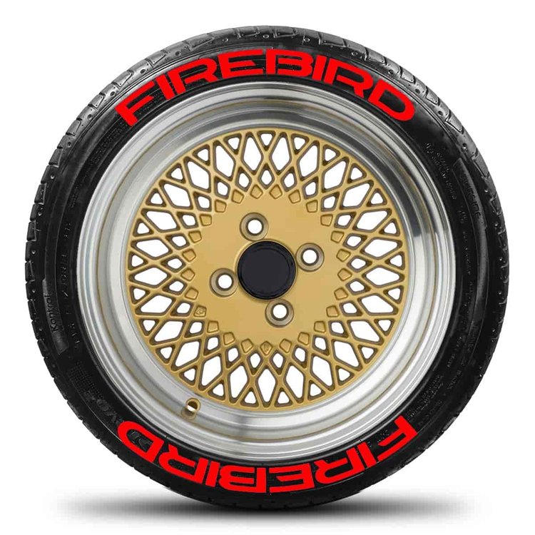 Firebird Tire Lettering Kit