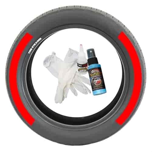 Formula 1 Style Stripe Tire Kit
