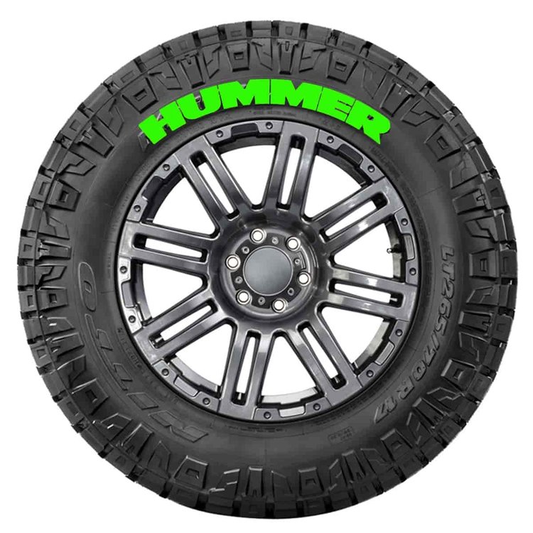 Hummer Tire Lettering Kit