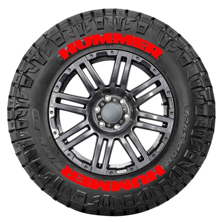 Hummer Tire Lettering Kit