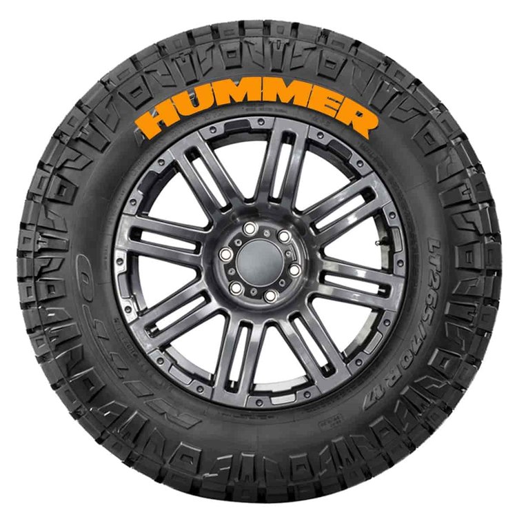Hummer Tire Lettering Kit