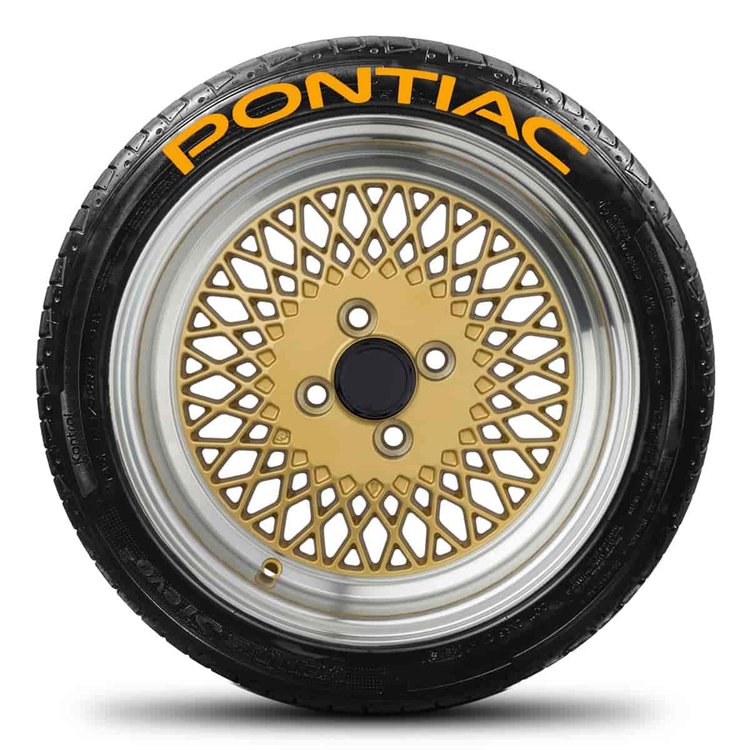Pontiac Tire Lettering Kit