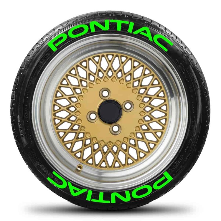 Pontiac Tire Lettering Kit