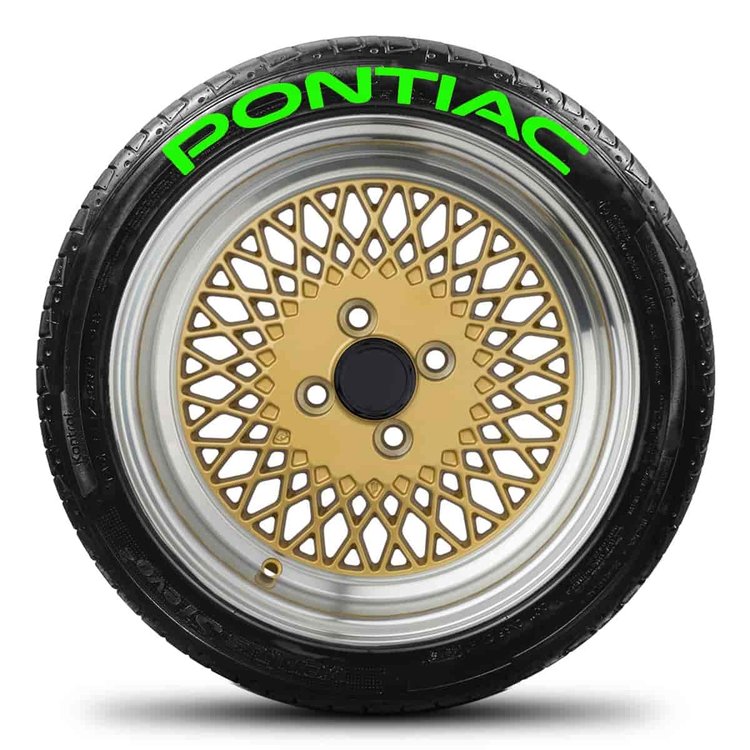 Pontiac Tire Lettering Kit
