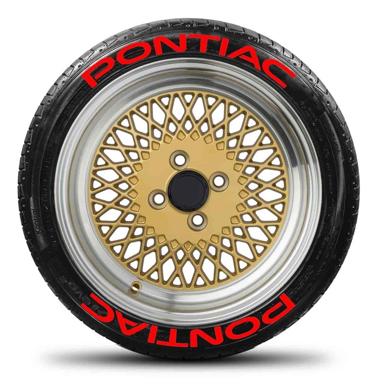 Pontiac Tire Lettering Kit