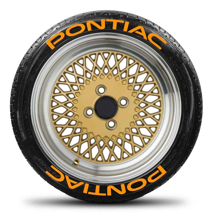 Pontiac Tire Lettering Kit