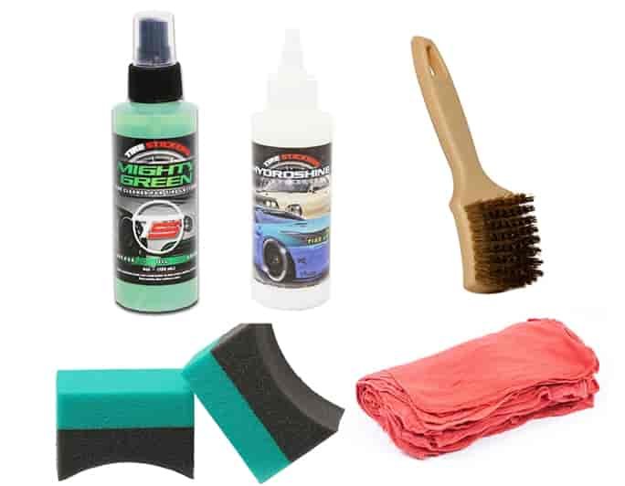 Mighty Green Tire Cleaner and Shine Kit
