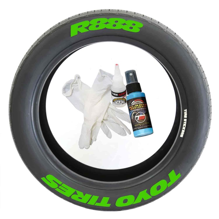 Toyo R888 Tire Lettering Kit