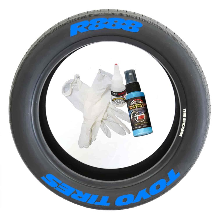 Toyo R888 Tire Lettering Kit