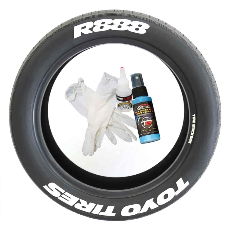 Toyo R888 Tire Lettering Kit