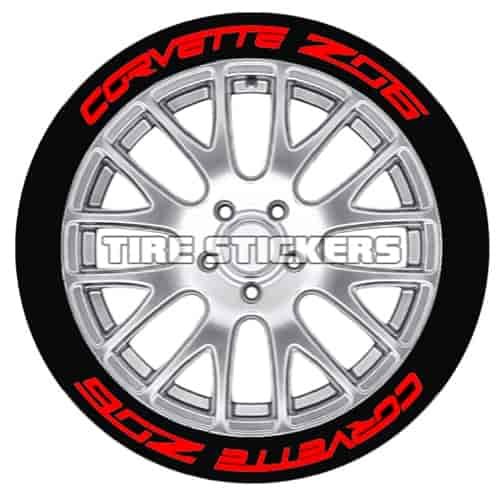 Corvette Z06 Tire Lettering Kit