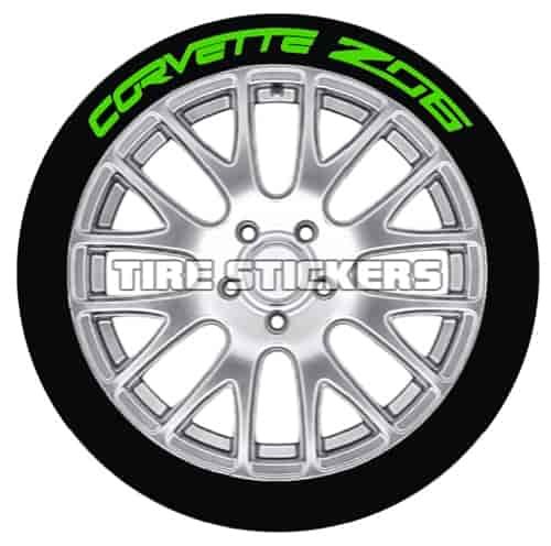 Corvette Z06 Tire Lettering Kit