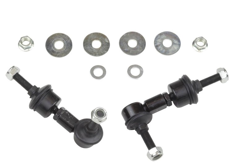 KLC157 Rear Sway Bar Link Kit Heavy Duty Adjustable Steel Ball for 2006+ Ford Focus, 2004+ Mazda 3 BK