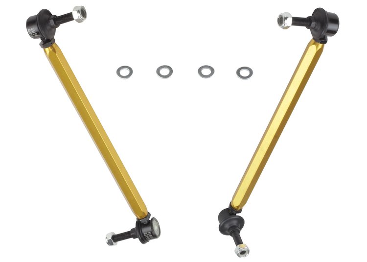 KLC176 Front Sway Bar Link Assembly Heavy Duty Adjustable Steel Ball for 2008-2009 Pontiac G8
