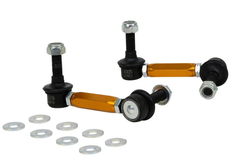 KLC180-115 Universal Sway Bar Link Assembly Fits Select 2005-2021 Genesis, Kia, Land Rover Models [115 mm]