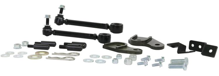 KLC237 Front Sway Bar Link Kit for 2007-2017 Jeep Wrangler, JK