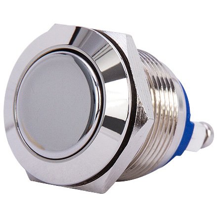Flat Stainless Steel Push Button Switch