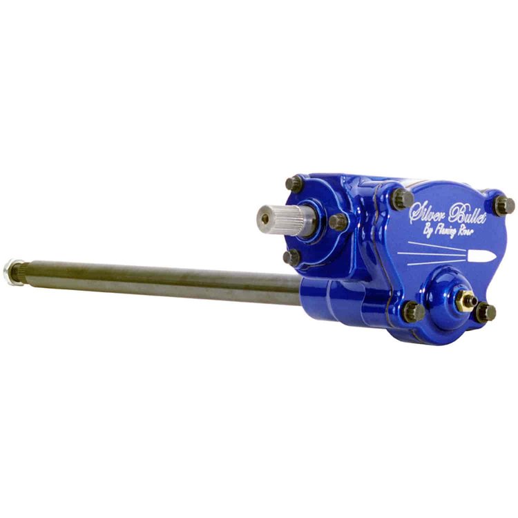 Steering Box: Silver Bullet Drag Box with Pitman Arm