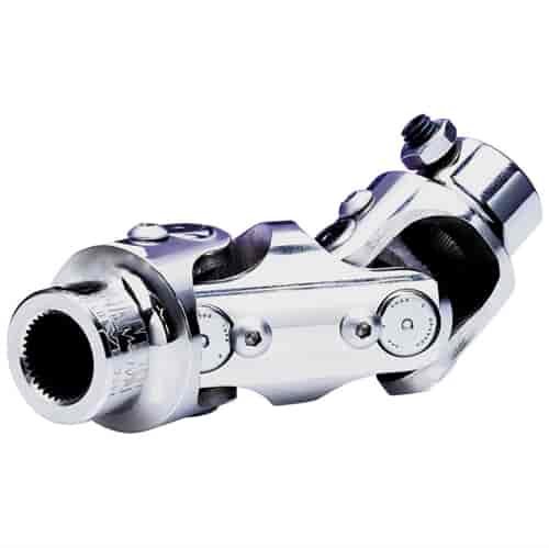 Billet Double U-Joint 3/4" Smooth x 3/4"-36