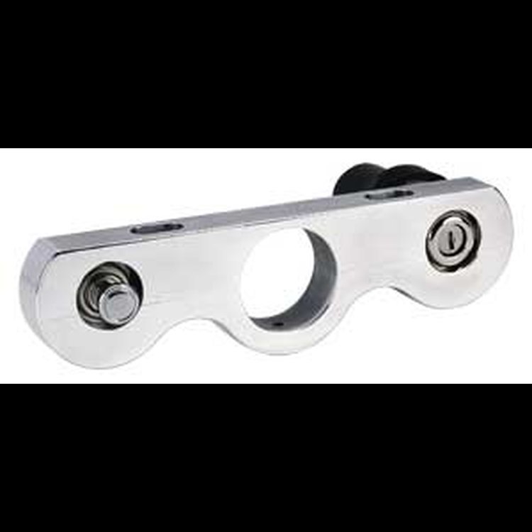 Steering Column Mounting Clamp With Ignition Key & 12V Accessory 1-3/4" Diameter Column
