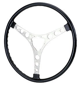 Molded Corvette Steering Wheel Black