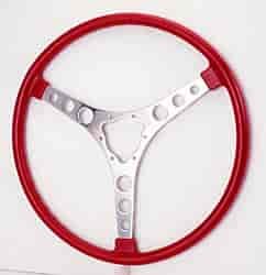 Molded Corvette Steering Wheel Red