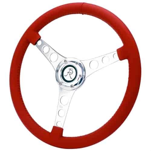 Corvette Steering Wheel Red Leather