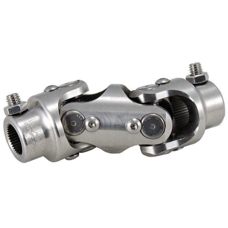 Stainless Steel Billet Double U-Joint 1" DD x 1"-48