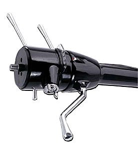 Tilt Steering Column Kit with Built-In Key Black Powder Coated Finish