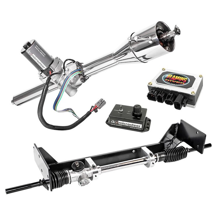 FR30065HREP-PL Manual Rack and Pinion Cradle Kit for 1965-1966 Ford Mustang [Polished Finish]