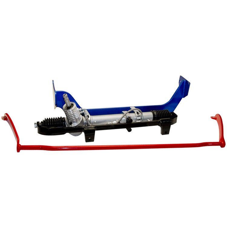 Rack and Pinion Kit: Chevelle 64-67 Power Column Shift Column, No Pump