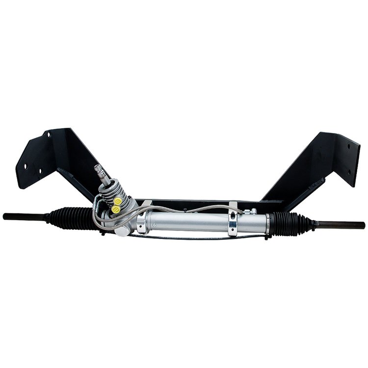 Rack and Pinion Kit: Nova 68 Pwr Cradle Kit w/Mill Finish Column