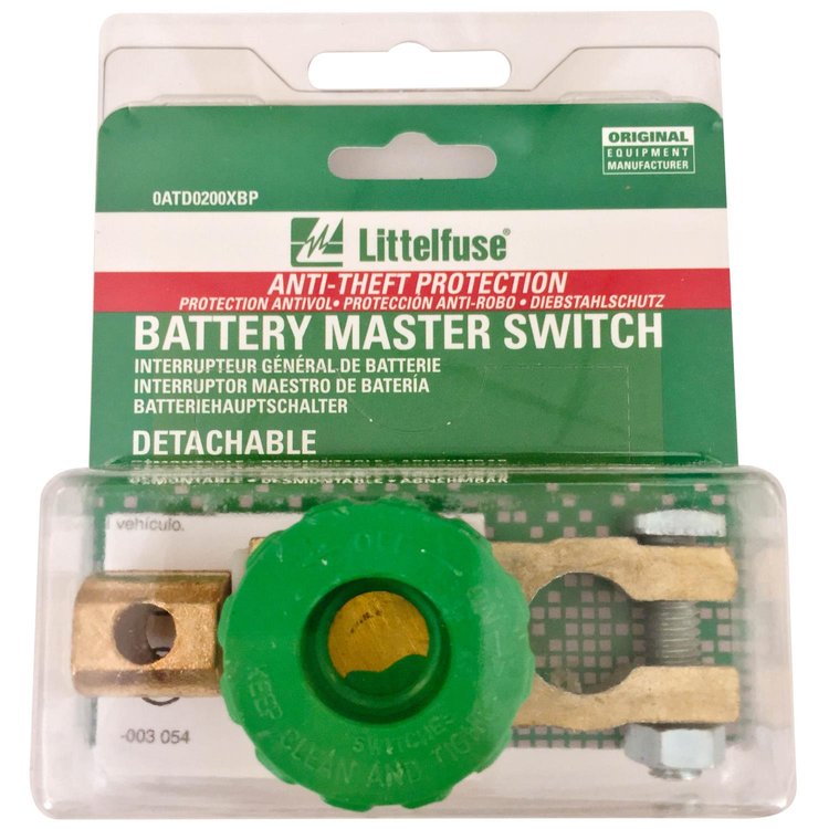 Anti-Theft Battery Master Switch