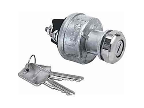 Ignition Switch with Keys Works with Under-Dash Mounts