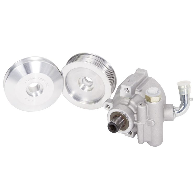 Variable Pressure Low Flow Power Steering Pump with Serpentine Pulley