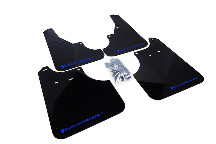 MF11URBLKBL Mud Flap Kit for 2009-2013 Subaru Forester 2.5X/XT - Blue Logo