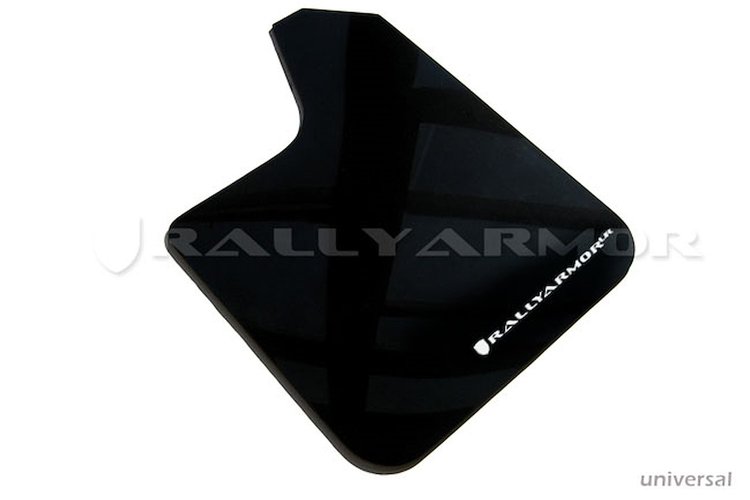 MF12URBLKWH Mud Flap Kit for Universal Fit - White Logo