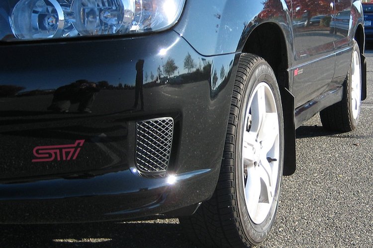 MF5BASBLK Mud Flap Kit for 2003-2008 Subaru Forester 2.5X/XT - Black Logo