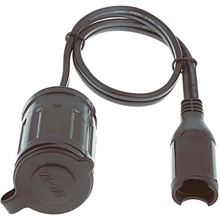 Battery Charging SAE Cable 21 mm Auto Socket Adapter